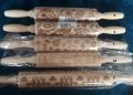 Различни дървени точилки, с релефни шарки за бисквити, тесто, фондан Великден , снимка 2