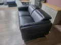ПРОМОЦИЯ!!! Черен кожен диван тройка с ел. релакс механизъм "Sandro", снимка 9