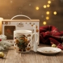Коледна керамична чаша с капак и лъжица – уют за всяка сутри, снимка 3