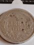 Сребърна монета 5 лева 1885г. Княжество България Александър първи 43941, снимка 7