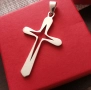 Страхотен сребърен кръст - модел С015, снимка 4