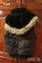 SISTER'S POINT Оригинал Нова Дамска Зимна Грейка с Качулка с Пух XS , снимка 7