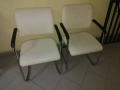 Бели офисни посетителски столове ДРОМЕАС , снимка 1