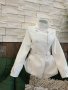 дамско палтенце в бяло Л/хл, снимка 1 - Якета - 43414229