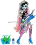 Колекционерска кукла Monster High Frankie Stein Rockstar, снимка 1