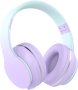 Bluetooth 5.1 безжични детски слушалки сгъваеми,розови и лилави, снимка 2