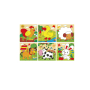 Дървени кубчета, пъзел Farm Animals, 9 части, 10,3x10,3x3,5 cm, снимка 3