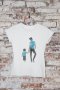Тениски комплект за майка и дете Мама и аз еднакви, снимка 1 - Тениски - 33218439