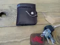 Ръчно изработен мъжки кожен портфейл, кожено портмоне , снимка 3