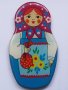 Автентичен магнит-матрьошка от Русия-серия, снимка 4