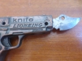 Колекционерска запалка пистолет LIONKING с вграден нож, снимка 4