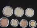 пълният лот от 7 броя разменни монети 1981г. НРБ., снимка 2