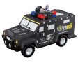 Сейф за деца Полицейски джип касичка с Лего, пръстов отпечатък и секретна ключалка 