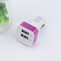 2281 Универсално USB зарядно за запалка на кола с 2 USB порта адаптор, снимка 9