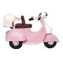 Детско моторче+каска за кукли Batat внос от Германия, снимка 6
