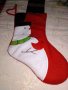 Коледнен чорап с декорация, снимка 2