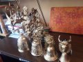 УНИКАЛНИ ПОЗЛАТЕНИ камбана камбани звънец, снимка 2