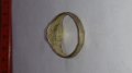 Старинен пръстен сачан над стогодишен орнаментиран - 73311, снимка 4
