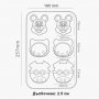 833 Силиконова форма за мъфини кексчета с дисни герои Мики Маус Кити Прасе , снимка 13