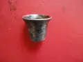 Старинна посребрена чашка рюмка за алкохол 3, снимка 7