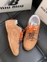 Miu Miu Дамски Кафеви Маратонки👟Дамски Спортни Обувки Миу Миу Код E753, снимка 3