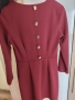 Дамска рокля цвят бордо, снимка 2