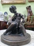 Стара страхотна антикварна френска бронзова фигура статуетка , снимка 7