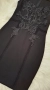 УНИКАЛНО КРАСИВА черна рокля по тялото с дантела, снимка 5