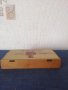 Стара ламаринена кутия с образи на царско семейство. Дървена кутия от пури, снимка 8