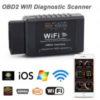 1000038522 ELM327 WiFi OBD2 Диагностичен скенер за кола Поддръжка IPhone IPad Android, снимка 1 - Аксесоари и консумативи - 33552936