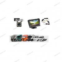 Монитор и камера за тир, камион, кола, 24V, 12V, 4,3 инча, дисплей за кола, екран, снимка 1 - Аксесоари и консумативи - 40037804