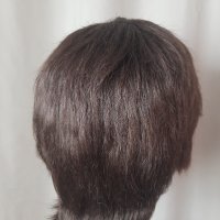 Резервирани Oriob Кестенява къса ,права перука , снимка 5 - Аксесоари за коса - 38338484