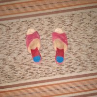 домашни чехли от естествена кожа, снимка 1 - Чехли - 37151293