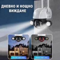 Външна охранителна PTZ WIFI камера, снимка 2 - IP камери - 43743018