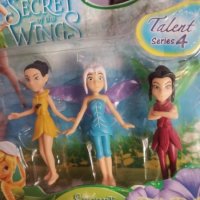 3 бр феи Зън зън камбанките Tinkerbell в кутия фигурки PVC за игра и украса торта топер, снимка 2 - Фигурки - 19439330