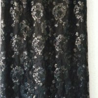 Дамска рокля H&M с дантела и паети размер ХЛ, снимка 3 - Рокли - 37545422