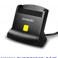 Cardreader Четец на карти Axagon CRE-SM2 С 4 слота за карти Smart card reader, снимка 1 - Друга електроника - 32626089