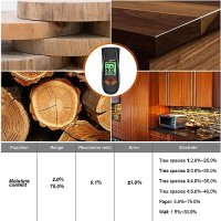 Нов Професионален Измервател Влажност Дърво Шперплат LC, снимка 5 - Друга електроника - 43573098