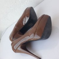 Кафяви обувки, 40 номер, снимка 4 - Дамски елегантни обувки - 26782752