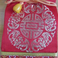 Традиционна торбичка тип пунгия от плат DELL от Монголия-3, снимка 12 - Други ценни предмети - 28727238