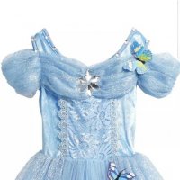 Приказна рокля на Пепеляшка и Ледената кралица+ подарък коронка , снимка 5 - Детски рокли и поли - 28305789