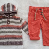 Пуловер TU и ватиран панталон 3-6 месеца , снимка 1 - Комплекти за бебе - 34594920