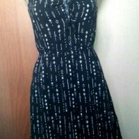 Лека рокличка H&M, в черно и бяло👗🍀XS,S,S/M👗🍀арт.2077, снимка 2 - Рокли - 33645460