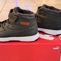 НОВО Puma Rebound Joy Fur PS номер 35 Стелка 21,5 см детски маратонки зимни, снимка 4 - Детски маратонки - 43561692