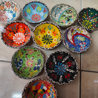 Турска керамика ,ръчна изработка(чаши,чинии,купи,канички,пепелници, подложки), снимка 14 - Други - 44858186