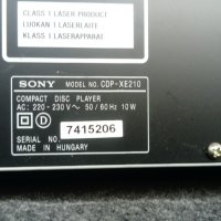 SONY COMPACT DISC PLAYER CDP-XE210 отличен външен вид, снимка 5 - Аудиосистеми - 26827775