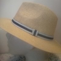 Мъжка лятна шапка Права периферия Бежова, снимка 2 - Шапки - 33645846