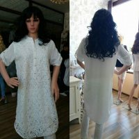 Нова бяла риза Lucy, снимка 5 - Ризи - 27233469