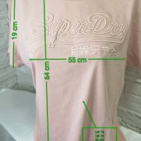 Superdry  Дамска маркова тениска, голям размер, 44, XL, снимка 4 - Тениски - 38038775