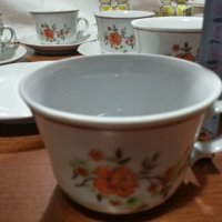 Стар български порцелан чаши за чай , снимка 2 - Антикварни и старинни предмети - 43689936